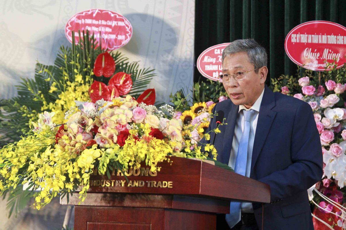 Cục trưởng Cục Hóa chất Nguyễn Văn Thanh tự hào điểm lại dấu ấn 10 năm xây dựng và phát triển